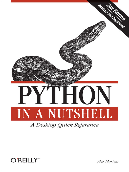 Title details for Python in a Nutshell by Alex Martelli - Available